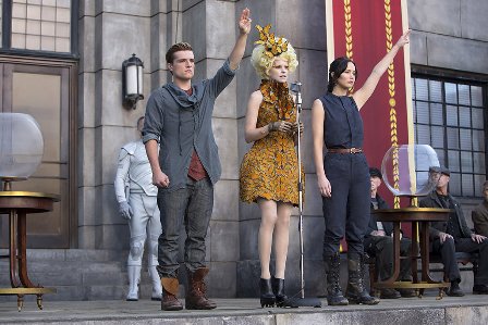 Image: film still from The Hunger Games