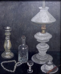 'Stillleben mit Weiber Lampe.' 1906. Paula Modersohn-Becker