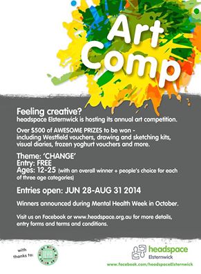 headspace art competition poster
