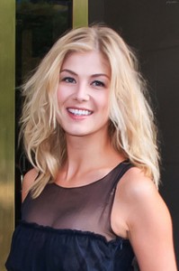Rosamund Pike, who plays the titular villain in Gone Girl. 