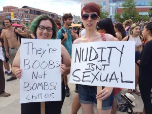 topless, canada,