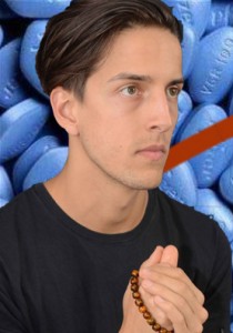 Cast member of The Viagra Monologues: Image courtesy of Off The Avenue Productions